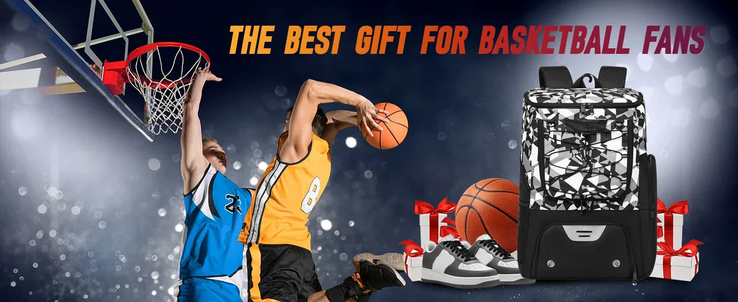 Sports Training Equipment Basketball Backpack with Separate Ball holder & Shoes Compartment Gym Backpack for Basketball Soccer - Evallys.com