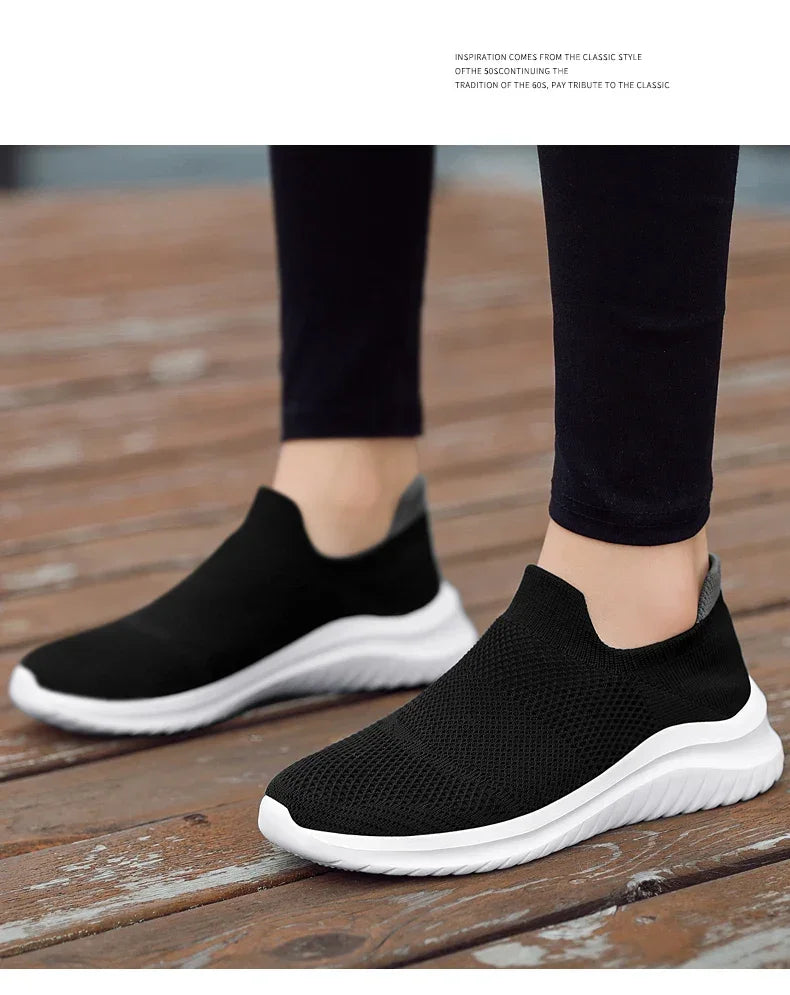 2023 Unisex High Canvas Sneakers – Durable White Slip-On Shoes - Evallys.com