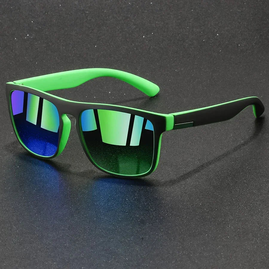 Fashion Vintage Square Sunglasses Men Women Fishing Driving Man Luxury Brand Designer Sun Glasses Retro Eyewear UV400 Gafas - Evallys.com