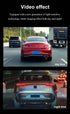 WIFI Dual Camera Dash Cam 1080P with IR Night Vision Loop Recording Wide Angle Car DVR for Front and Inside - Evallys.com