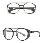Men Fashion Round punk Sunglasses Women/Men 2022 Vintage Round Sun Glasses High Quality Brand Designer Sunglass de sol UV400 - Evallys.com
