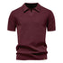 AIOPESON Men's Summer Breathable Polo Shirt Short Sleeve Solid Color Casual Polo Shirts for Men Lightweight Stretch Polo ﻿ - Evallys.com