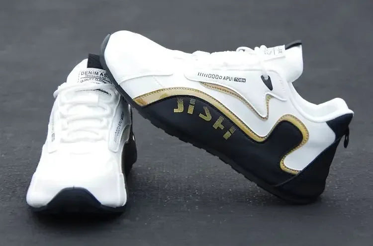 Men's PU Leather Waterproof Sneakers Casual Sports Shoes Men Lightweight Breathable Flat Non-slip Tenis Shoes Zapatillas Hombre - Evallys.com