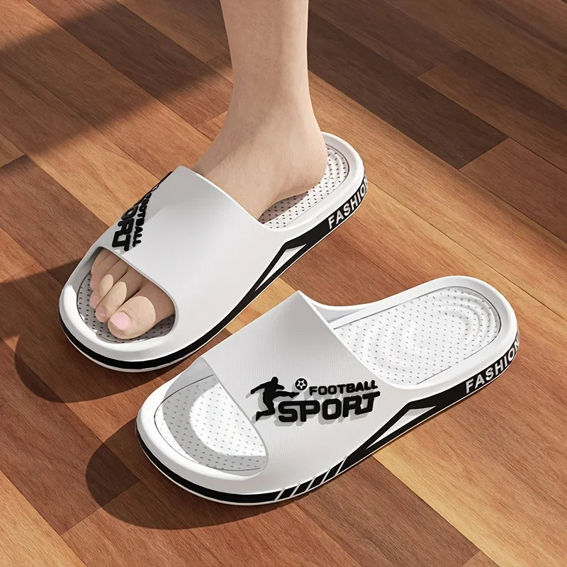 2025 Men’s Summer Slippers – Anti-Slip PVC Sandals for Indoor & Outdoor - Evallys.com