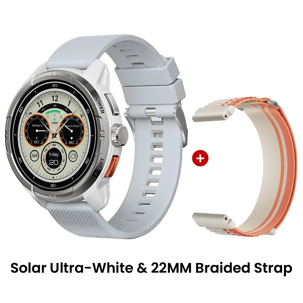 HAYLOU Solar Ultra GPS Smart Watch 1.6” AMOLED Display 60Hz Refresh Rate Bluetooth Calls 5ATM Water Resistance Sports Smartwatch - Evallys.com