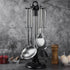 Kitchen Rotary Storage Rack Rotatable Kitchenware Organizer Hooks Spatula Spoon Knife Storage cabinet Kitchen Accessories