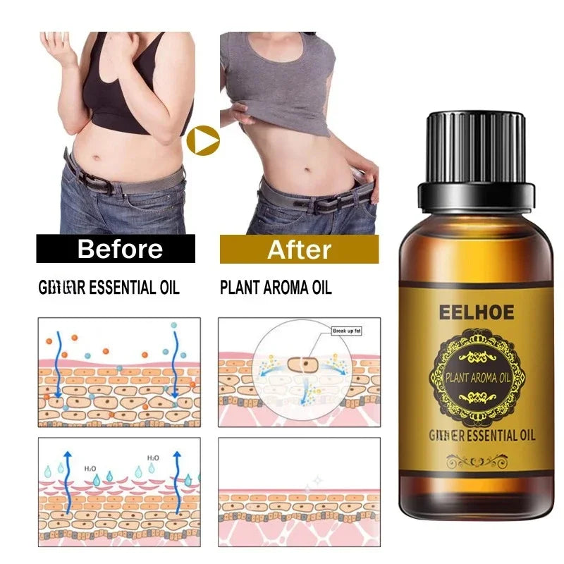 10ml Firming Slimming Essential Oil Lymphatic Drainage Therapy Anti Aging Promote Metabolism Full Body Slim shaping Massage Oils - Evallys.com
