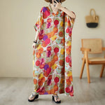 Bohemian Summer Maxi Dress – Vintage Loose Beach Streetwear - Evallys.com