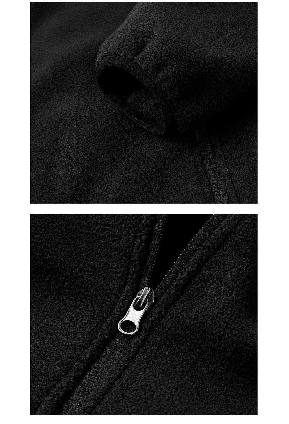 Winter Men Polartec Warm Jackets Casual Man Fleece Lined Windbreaker Coats Men Soft Shell Stand Collar Tactical Hiking Jackets - Evallys.com