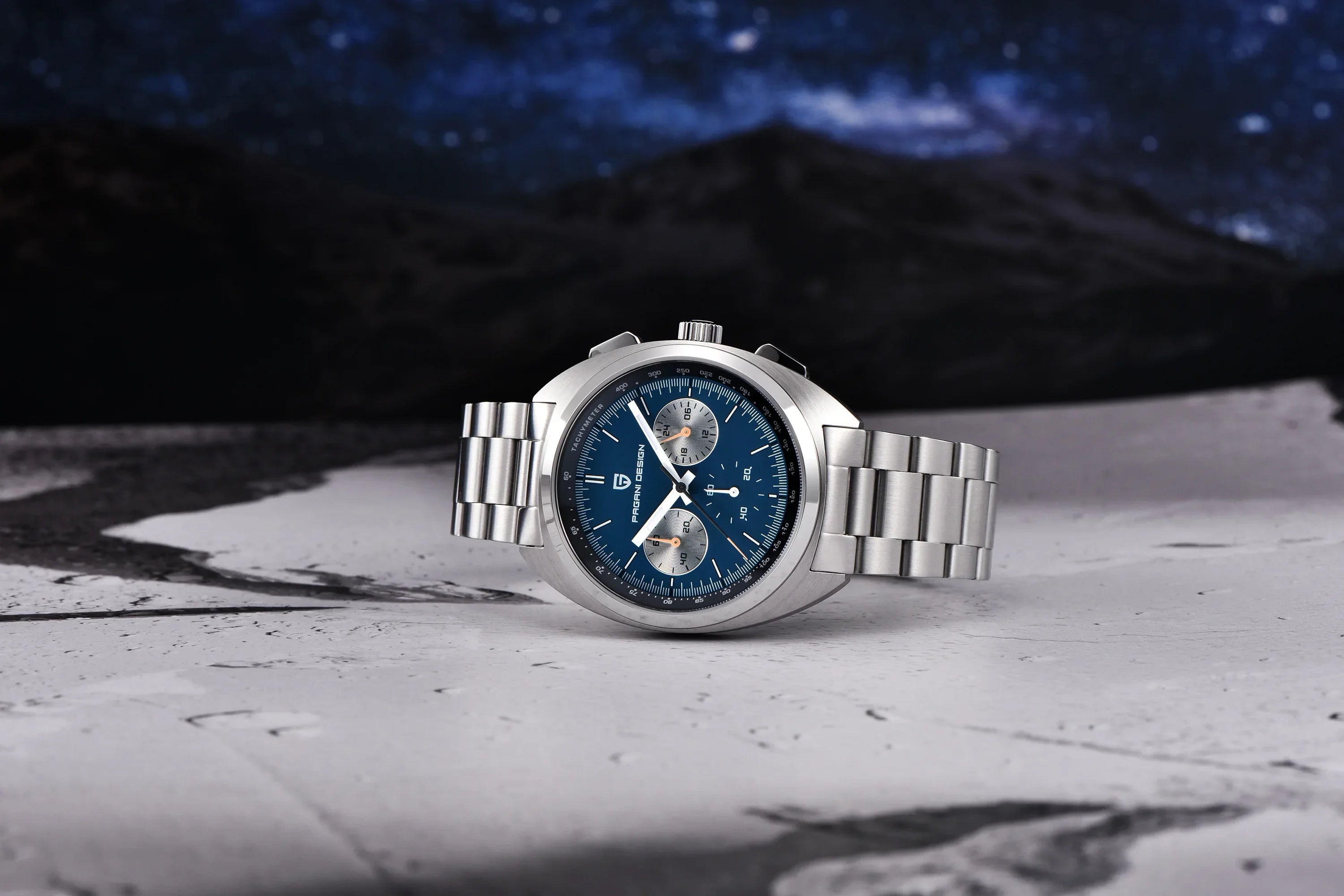 PAGANI DESIGN 2024 New Panda Dial Men Watches Luxury Quartz Watch For Men Japan VK63 Sport Chronograph Sapphire glass Wristwatch - Evallys.com