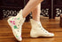 Women’s Ethnic Embroidery Shoes – Vintage Hanfu Canvas Sneakers - Evallys.com