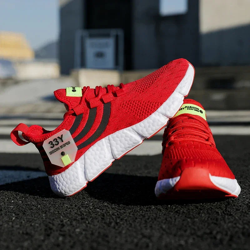 Men’s Lightweight Mesh Sneakers – Breathable Summer Running Shoes - Evallys.com