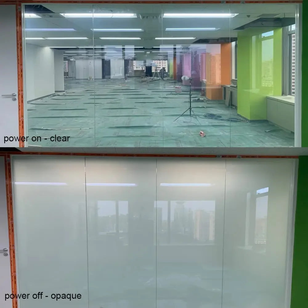 PDLC Smart Glass Window Film Electrochromic Tint Film with Remote Customized Size Switchable Glass Film - Evallys.com
