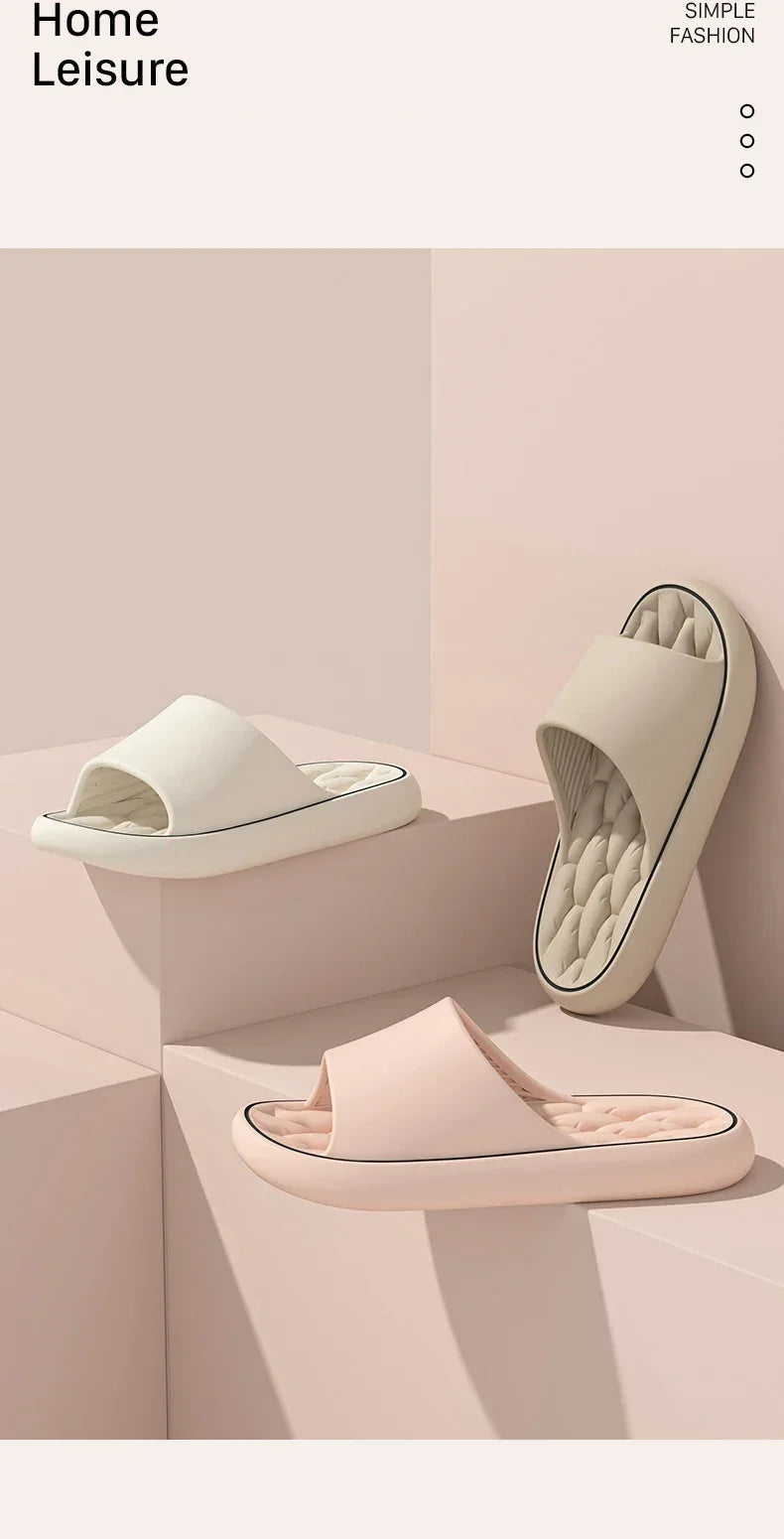 Super Light EVA Slides – Soft Indoor Bathroom Slippers for Men - Evallys.com