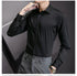 New Plus Size Men Solid Color Business Shirt Fashion Classic Basic Casual Slim White Long Sleeve Shirt Brand Clothes - Evallys.com