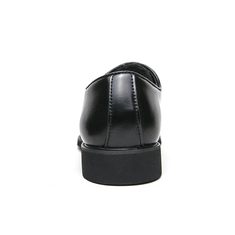 Luxury Men’s Leather Oxford Shoes – Formal Wedding & Office Footwear - Evallys.com