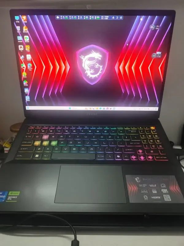 2024 MSI Sword 16 HX Laptop 16 Inch 2.5K QHD 240Hz IPS Screen Notebook i7-14700HX 16GB 1TB SSD RTX4070 Gaming Netbook Computer - Evallys.com