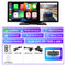 11.26 inch Car DVR 4K Dash Cam Dual Lens Wireless Carplay & Android Auto Video Recorder Monitor GPS Navigation 5G Wifi FM AUX - Evallys.com