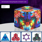 Variety Magnetic Cube Infinite Flip Deformation 3D Geometric Three-Dimensional Thinking Training Kids Educational Toy Boy - Evallys.com