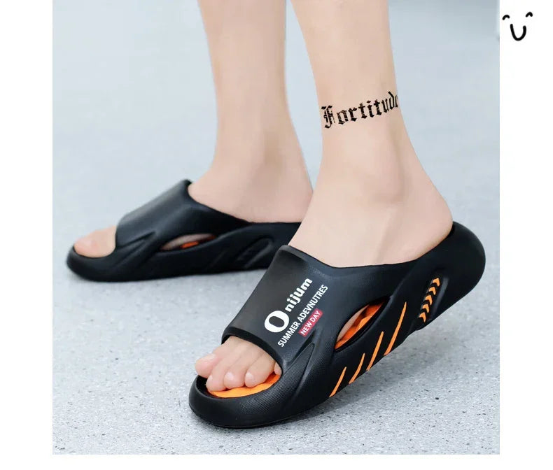 2024 Men’s Massage Slippers – Comfortable EVA Slides for Indoor & Outdoor - Evallys.com