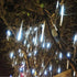 LED Meteor Shower Rain Lights Waterproof Falling Raindrop Fairy String Light Christmas Decoration Outdoor Holiday Party Patio - Evallys.com