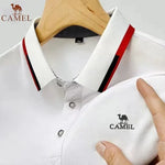 New Summer Brand Embroidered Polo Shirt for Men's High Quality Fashion Casual Comfortable and Breathable Short Sleeved T-shirt - Evallys.com