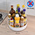 1/4Pcs 360 Rotatable Anti Sliding Kitchen Condiment Rotatable Storage Rack Tableware Cabinet Round Multi Functional Storage Rack
