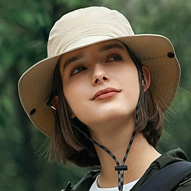 Men’s UV Protection Folding Bucket Hat – Waterproof Outdoor Sun Hat - Evallys.com