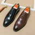 Luxury Men’s Leather Oxford Shoes – Formal Wedding & Office Footwear - Evallys.com