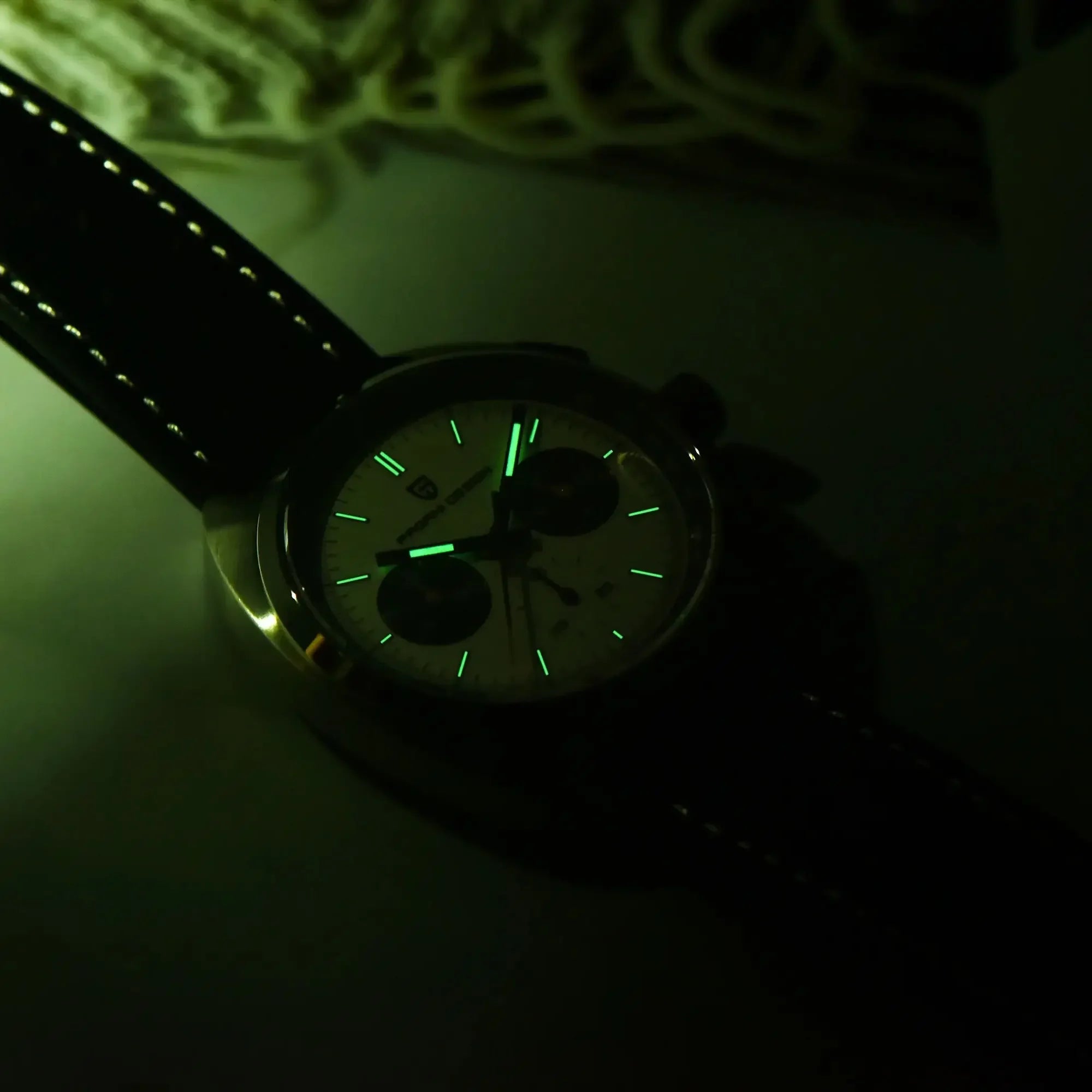 PAGANI DESIGN 2024 New Panda Dial Men Watches Luxury Quartz Watch For Men Japan VK63 Sport Chronograph Sapphire glass Wristwatch - Evallys.com