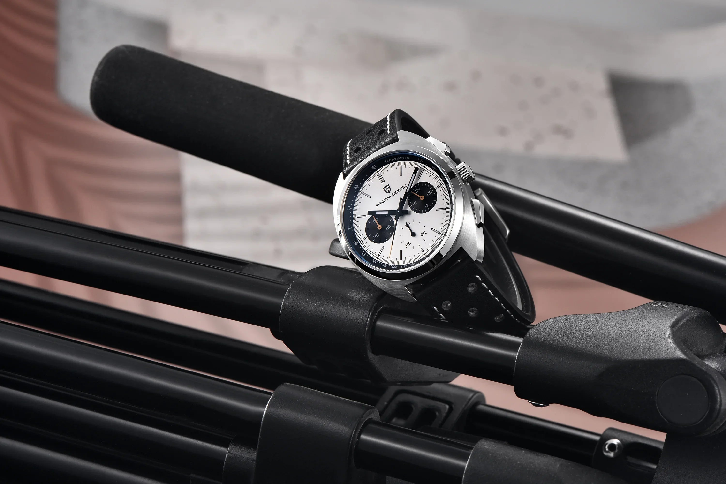 PAGANI DESIGN 2024 New Panda Dial Men Watches Luxury Quartz Watch For Men Japan VK63 Sport Chronograph Sapphire glass Wristwatch - Evallys.com