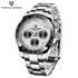 40mm New V2 PAGANI DESIGN Men's Quartz Watches Sapphire Retro Chronograph Stainless Steel Waterproof Watch Men Relogio Masculino - Evallys.com