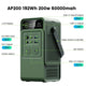 200W Portable Power Bank – 192Wh LiFePO4 Solar Generator for Camping