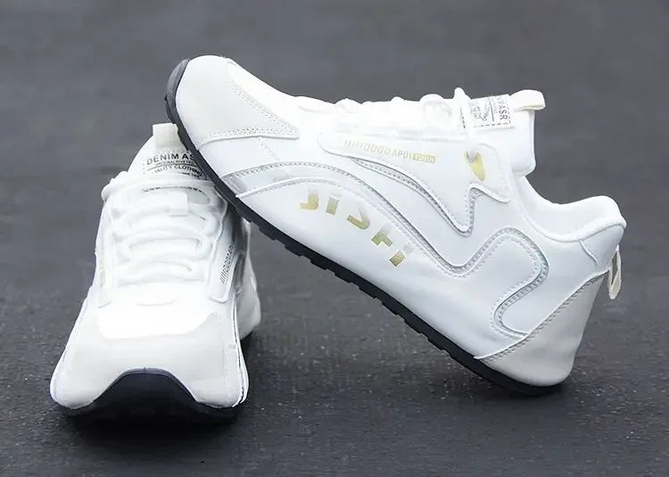 Men's PU Leather Waterproof Sneakers Casual Sports Shoes Men Lightweight Breathable Flat Non-slip Tenis Shoes Zapatillas Hombre - Evallys.com