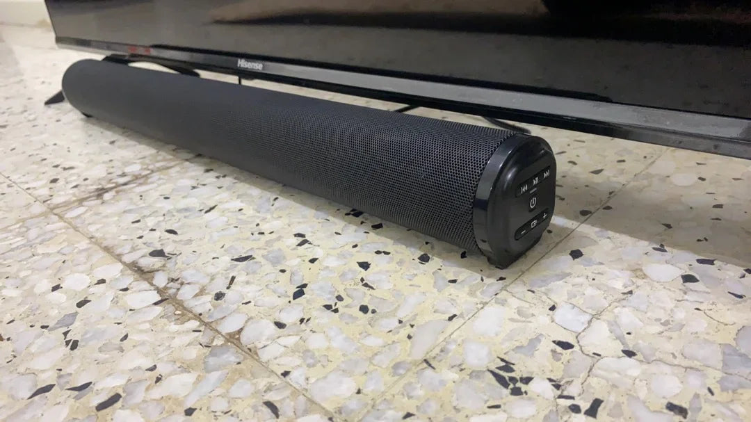 2024 Soundbar Sound Wireless Bluetooth Car Computer Speaker Stereo Tv Home Theater Sombar For 3.5mm Output PC - Evallys.com