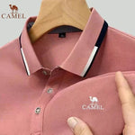 New Summer Brand Embroidered Polo Shirt for Men's High Quality Fashion Casual Comfortable and Breathable Short Sleeved T-shirt - Evallys.com