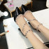 2024 Summer Fashion New Sexy Banquet Solid Color Willow Nail Wedding Women's Pointed Toe High Heels Comfortable - Evallys.com