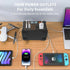 100W Portable Power Station 220V/110V Solar Generator Outdoor Emergency Mobile Power Bank 24000mAh LiFePO4 For Camping Power LED - Evallys.com
