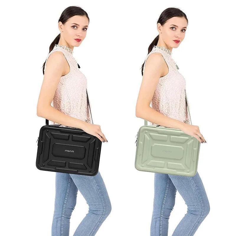 Waterproof Laptop Case for 2024 2023 Macbook Air Pro 13.3 13 14 15 16 Inch M1 M2 M3 Notebook Shoulder Briefcase Sleeve Bag Cover - Evallys.com # #