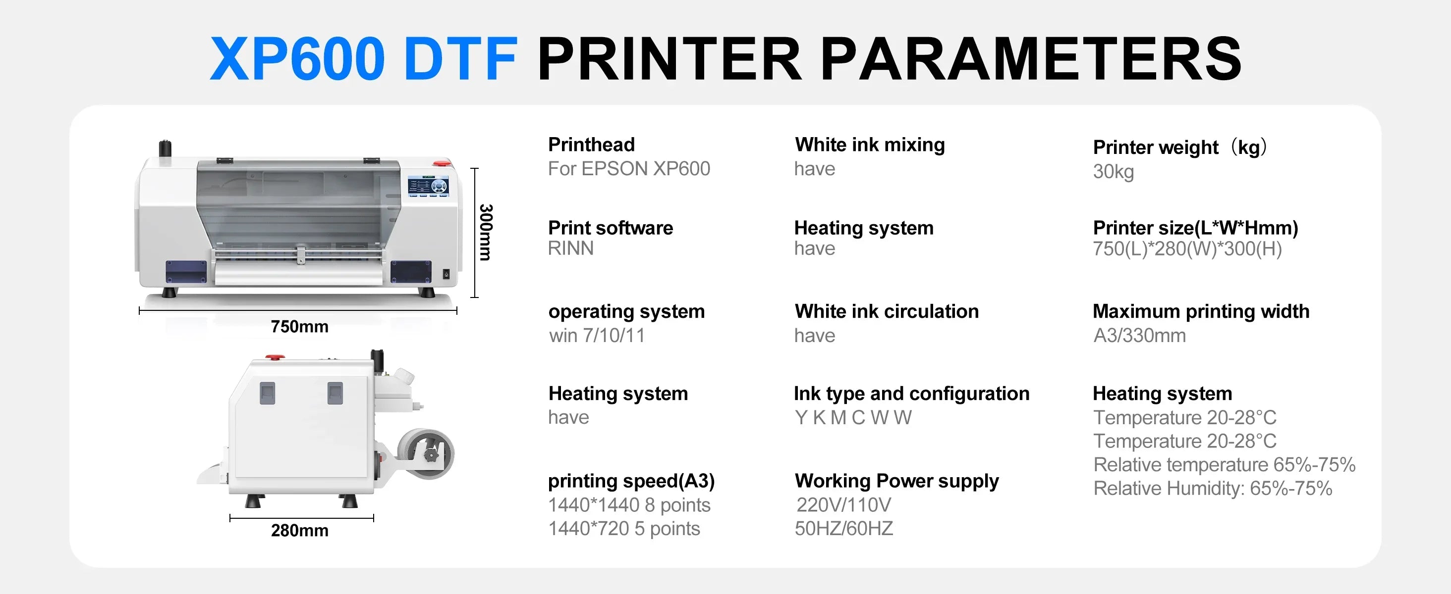 A3 XP600 DTF Printer A4 L805 DTF Printer T shirt Printing Machine Impresora dtf Directly to Film Printer A3 A4 UV DTF Printer - Evallys.com