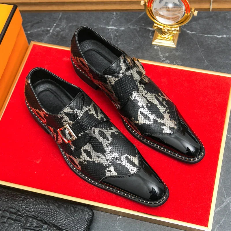 Luxury Men’s Oxford Dress Shoes – Handmade Formal Wedding Leather - Evallys.com