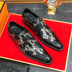 Luxury Men’s Oxford Dress Shoes – Handmade Formal Wedding Leather - Evallys.com
