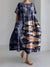 Elegant 3D Printed Women’s Ankle-Length Crewneck Casual Dress - Evallys.com