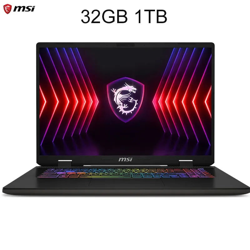 2024 MSI Sword 16 HX Laptop 16 Inch 2.5K QHD 240Hz IPS Screen Notebook i7-14700HX 16GB 1TB SSD RTX4070 Gaming Netbook Computer - Evallys.com