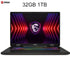 2024 MSI Sword 16 HX Laptop 16 Inch 2.5K QHD 240Hz IPS Screen Notebook i7-14700HX 16GB 1TB SSD RTX4070 Gaming Netbook Computer - Evallys.com