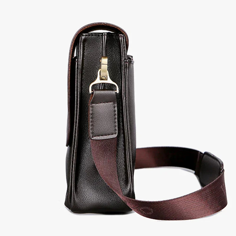 Men’s Business Shoulder Bag – Polo Vertical Satchel Crossbody Trend Bag - Evallys.com