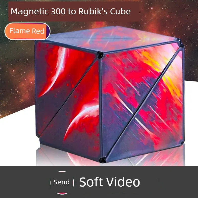 Variety Magnetic Cube Infinite Flip Deformation 3D Geometric Three-Dimensional Thinking Training Kids Educational Toy Boy - Evallys.com