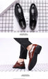 Mens Leather Dress Shoes Men's Formal Social Male Shoe Casual Business Pointed Toe Luxury Party Designer Shoes for Men - Evallys.com