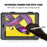 IP68 Waterproof Case Cover for Apple iPad 7 8 9 10.2" with Screen Protector Pencil Holder Water Resistant Kickstand Case w/Strap - Evallys.com