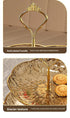 2/3 Tier Fruit Plate Stand Coffee Table Snack Tray Dried Fruit Dessert Plate Bar Counter Display Holder